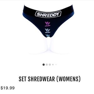 Shreddy underwear Size M never worn